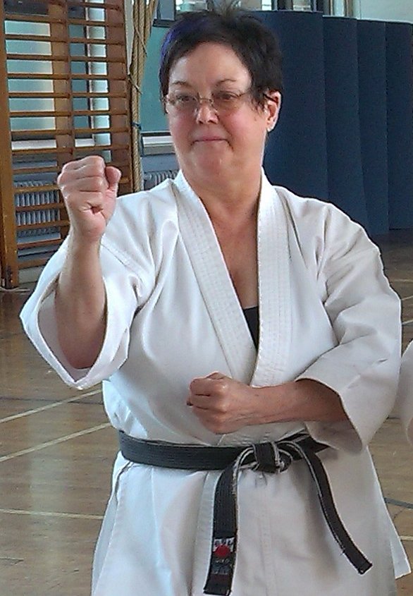 Sensei Hession in kamae